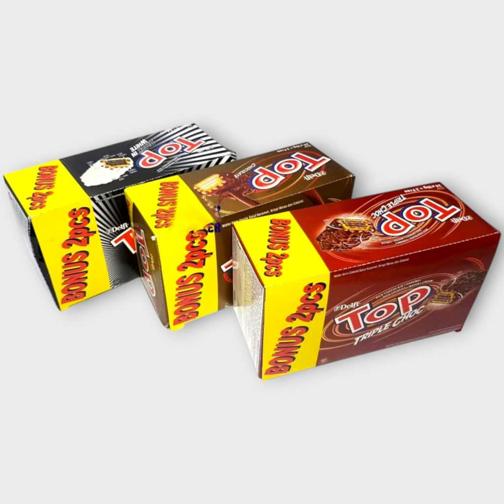 

Top Delfi Wafer Box 24 Pcs / Delfi Top Choclate Strawberry Black