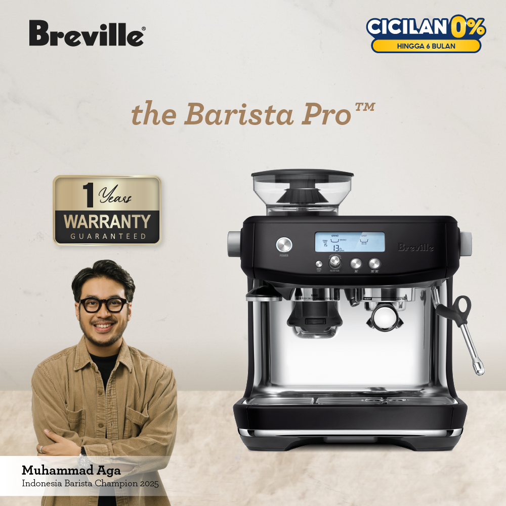 Breville the Barista Pro - Mesin Kopi Espresso Otomatis