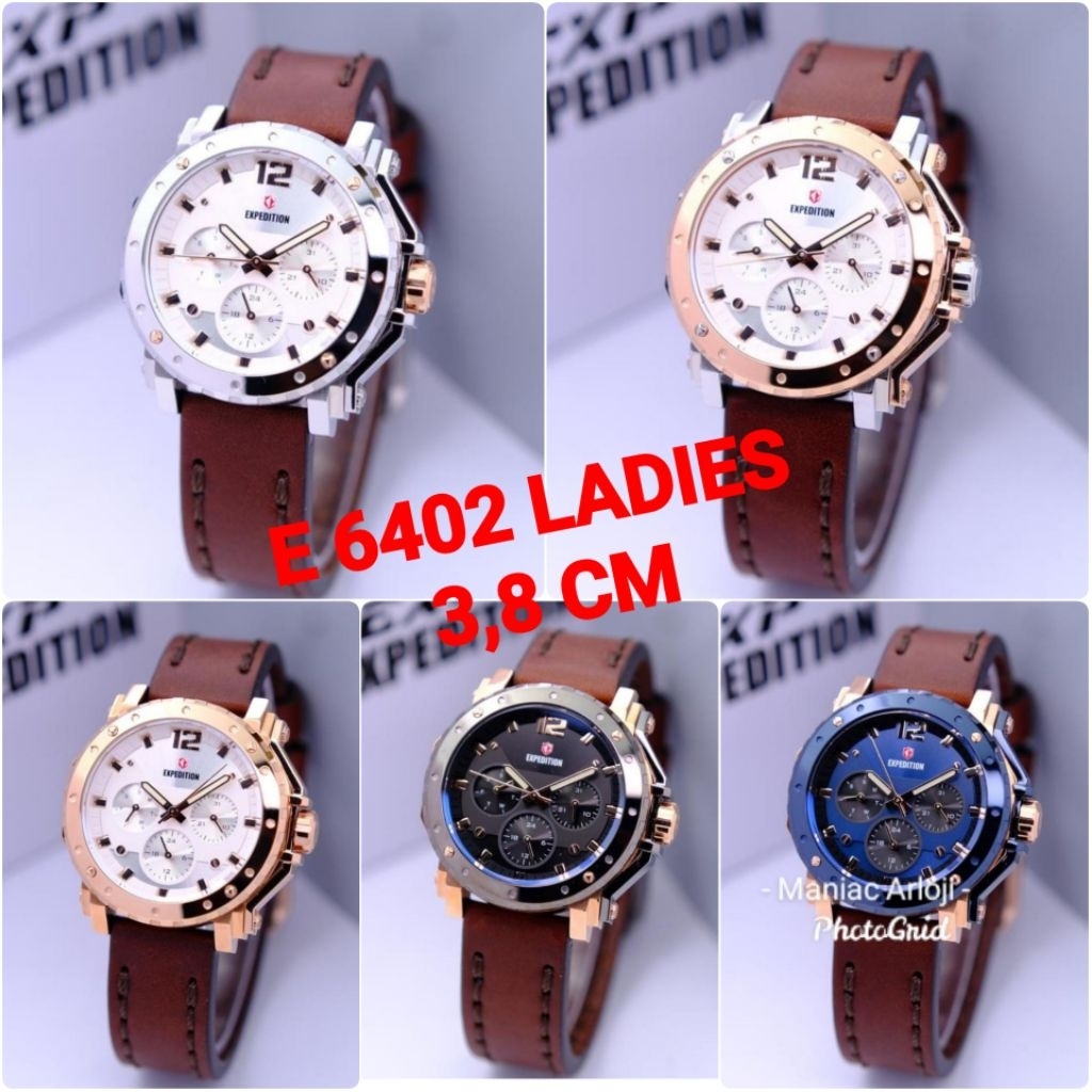 JAM TANGAN WANITA EXPEDITION E 6606 / E 6402 ORIGINAL GARANSI RESMI/JAM EXPEDITION CEWEK E6606 / E64