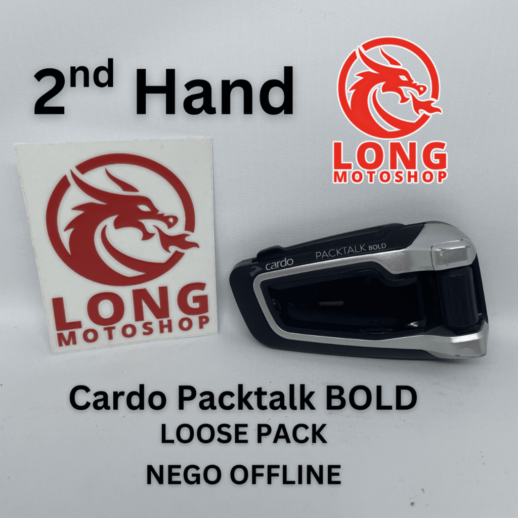 CARDO Packtalk BOLD — Intercom / Interkom Bluetooth dan MESH DMC — Second Hand / Bekas — Original CA