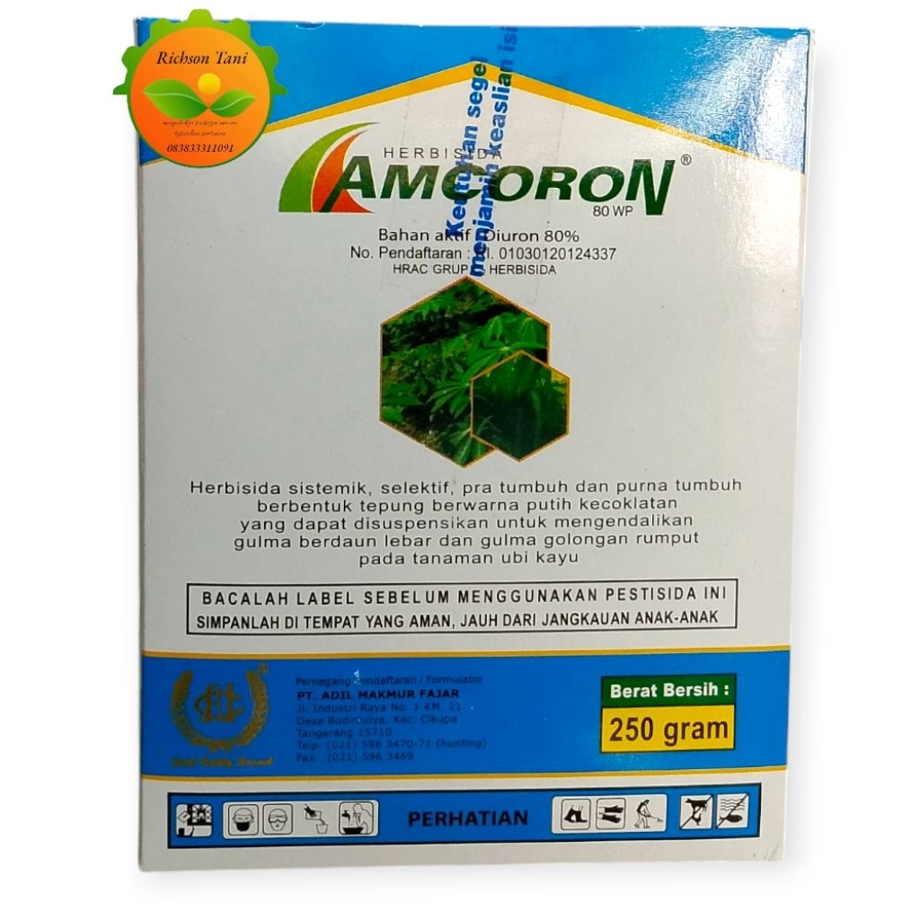 Herbisida Amcoron (Sejenis Daimex) 80 WP 250 Gram