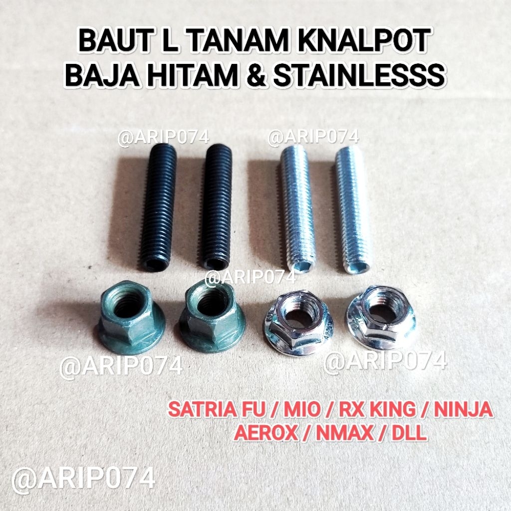 BAUT KNALPOT L TANAM SATRIA FU SATRIA 2TAK HIU LUMBA SHOGUN GSX MIO XEON SOUL FINO LEXI AEROX NMAX B