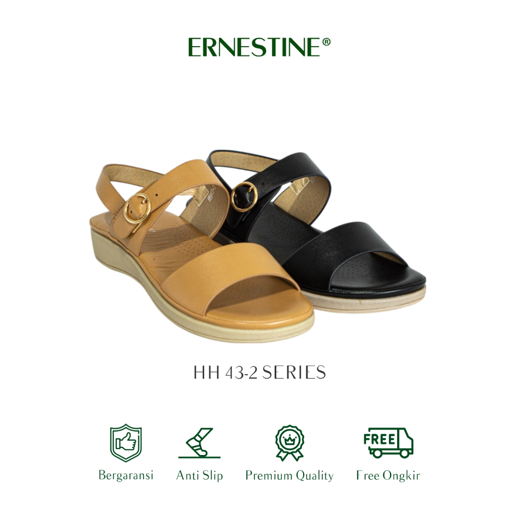 [BUY 1 GET 1 FREE] Sandal Bustong Pesta Wanita Type HH 43-2 Ernestine Collection