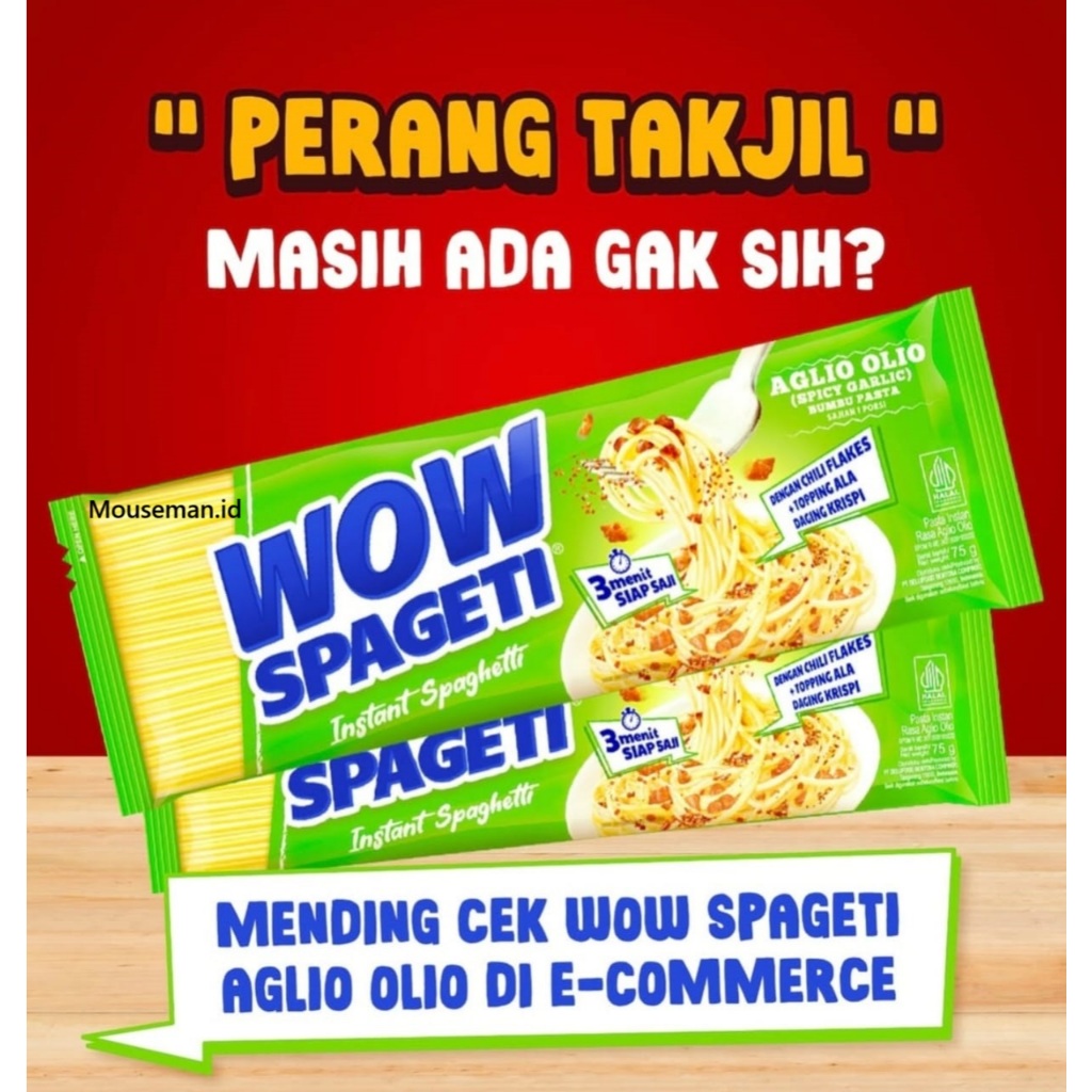 

Mie Original (SPICY GARLIC) Tanpa Digoreng dengan Bumbu Pasta SAJIAN 1 PORSI Kaya Rasa & Lebih Otentik mie instan DI-OVEN BUKAN DIGORENG Rasa MI GORENG WOW SPAGETI INSTANT Spaghetti + TOPPING ALA DAGING KRISPI + DENGAN CHILI FLAKES AGLIO OLIO 75GR