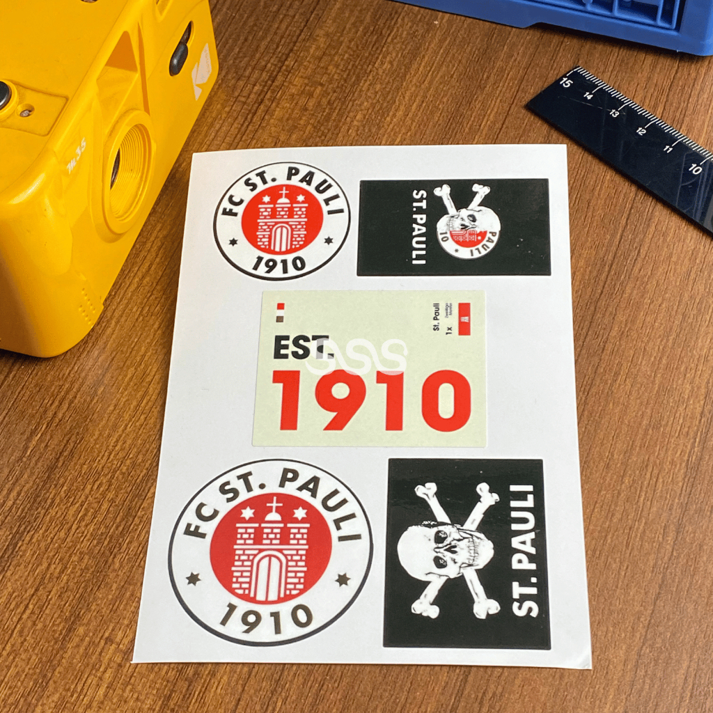 

STICKER ST PAULI/ STICKER BLOCK CORE / STICKER PACK