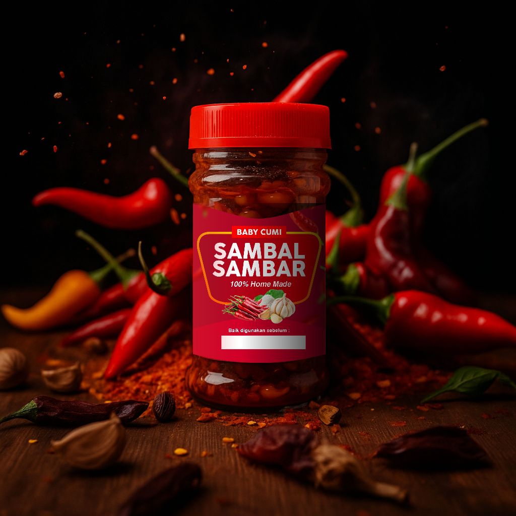 

PO 17 Agustus 2025/SAMBAL SAMBAR CUMI/SAMBAL CUMI/SAMBAL BABY CUMI BY SAMBAR 150 gr