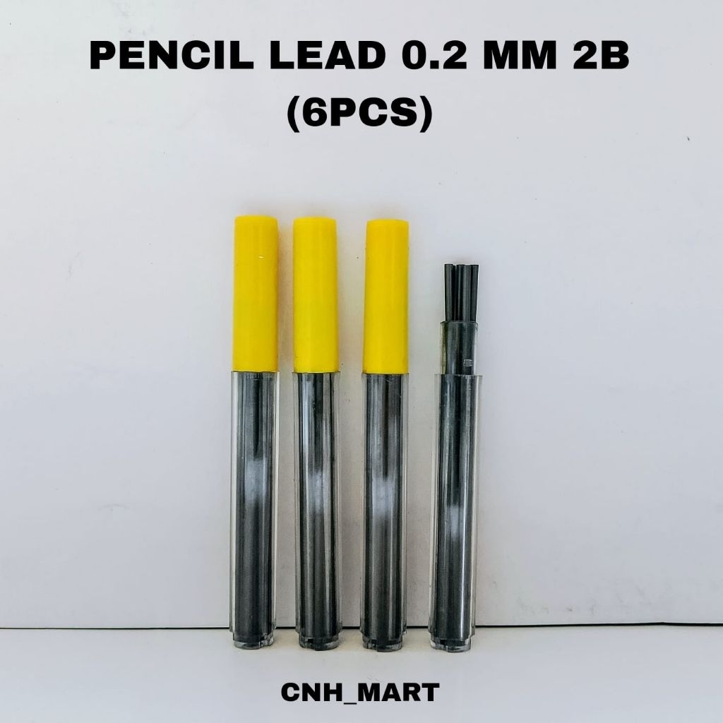 

2.0mm 2B Mechanical Pensil Isi 6Pcs - Isi Pensil Mekanik 2.0mm