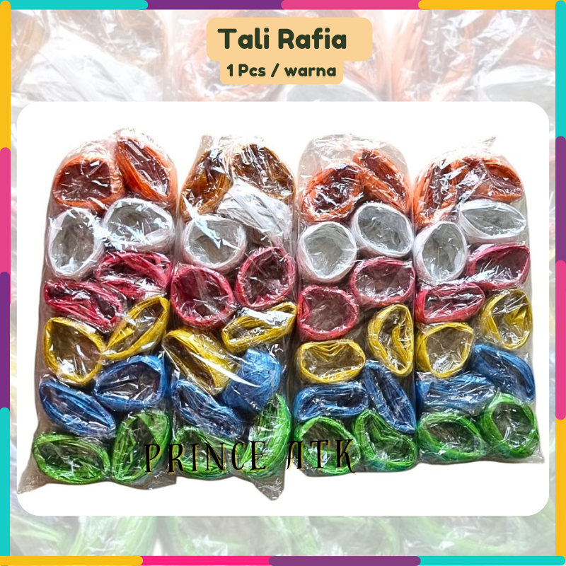 

[1 Pcs] Tali Rafia Rapia Kecil Warna Warni Eceran