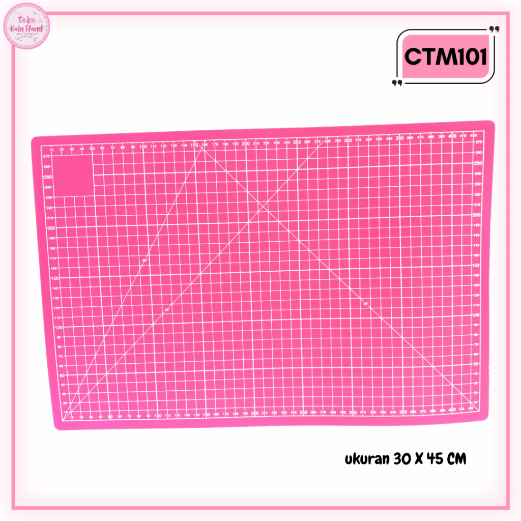 

CTM1 WARNA RANDOM Cutting Mat / Alas Potong A3 30x45cm tebal 3mm