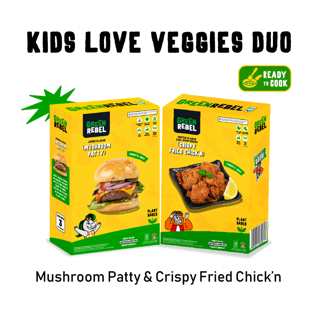 

Green Rebel Kids Love Veggies Duo