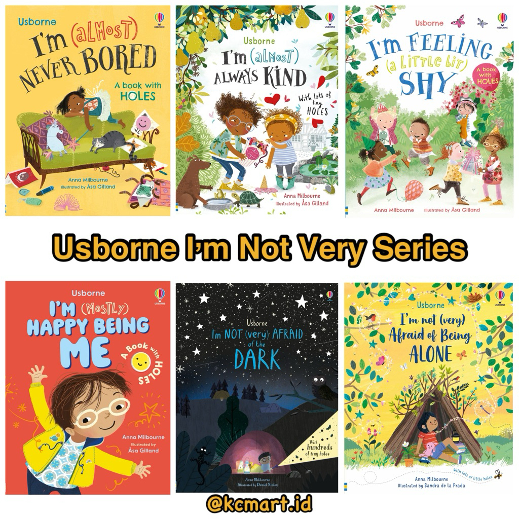 Usborne Im Not Very Series Usborne Im Almost Series Book Collection Always Kind Afraid of Dark Being