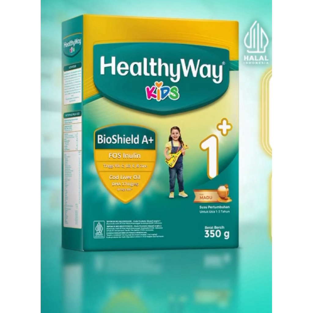 

HEALTHYWAY - HEALTHYWAY 1+ SUSU PERTUMBUHAN BIO SHIELD A+ MADU 725g