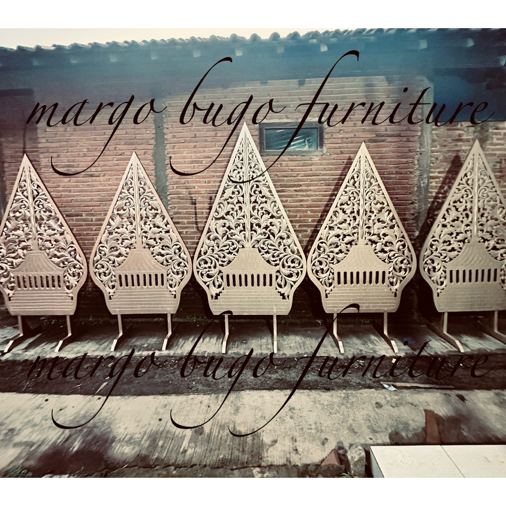 gunungan wayang dekorasi , kelir kayu , gunungan wayang kayu , gunungan wayang kelir , gunungan waya