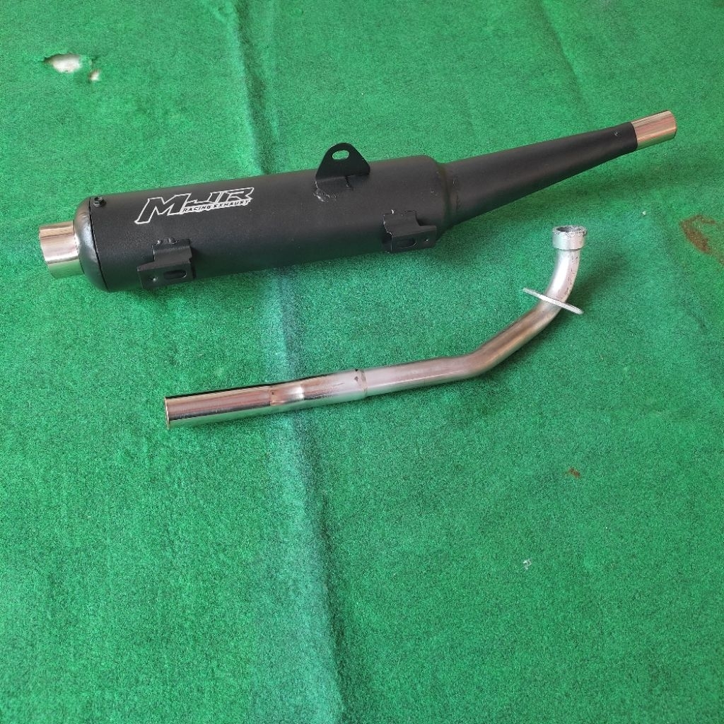KNALPOT STANDAR RACING ORIGINAL MJR UNTUK MOTOR BEBEK YAMAHA JUPITER VEGA