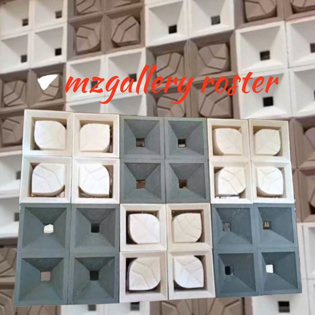 Roster beton Roster kombinasi dekorasi rumah anda roster minimalis roster merah roster putih roster 