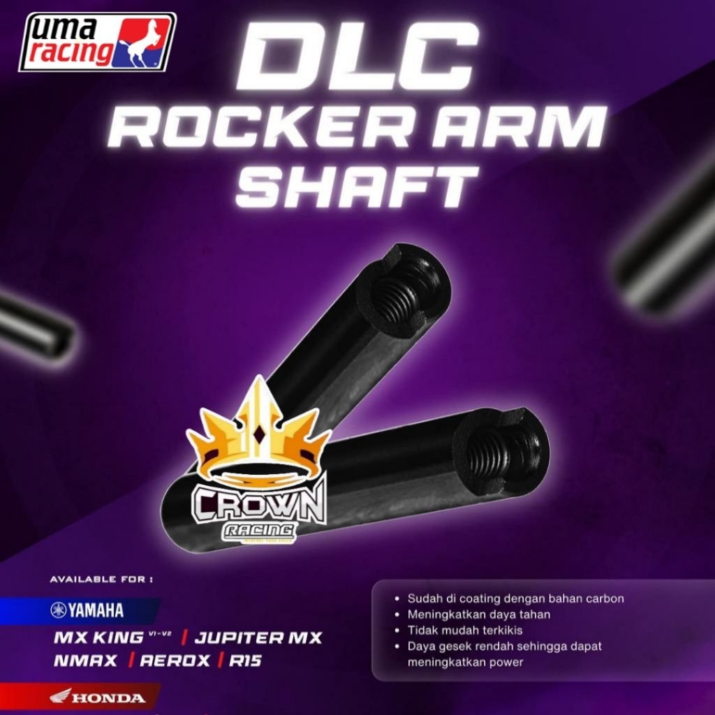 Rocker Arm Shaft DLC Uma Racing Yamaha Jupiter MX King / MX New 135