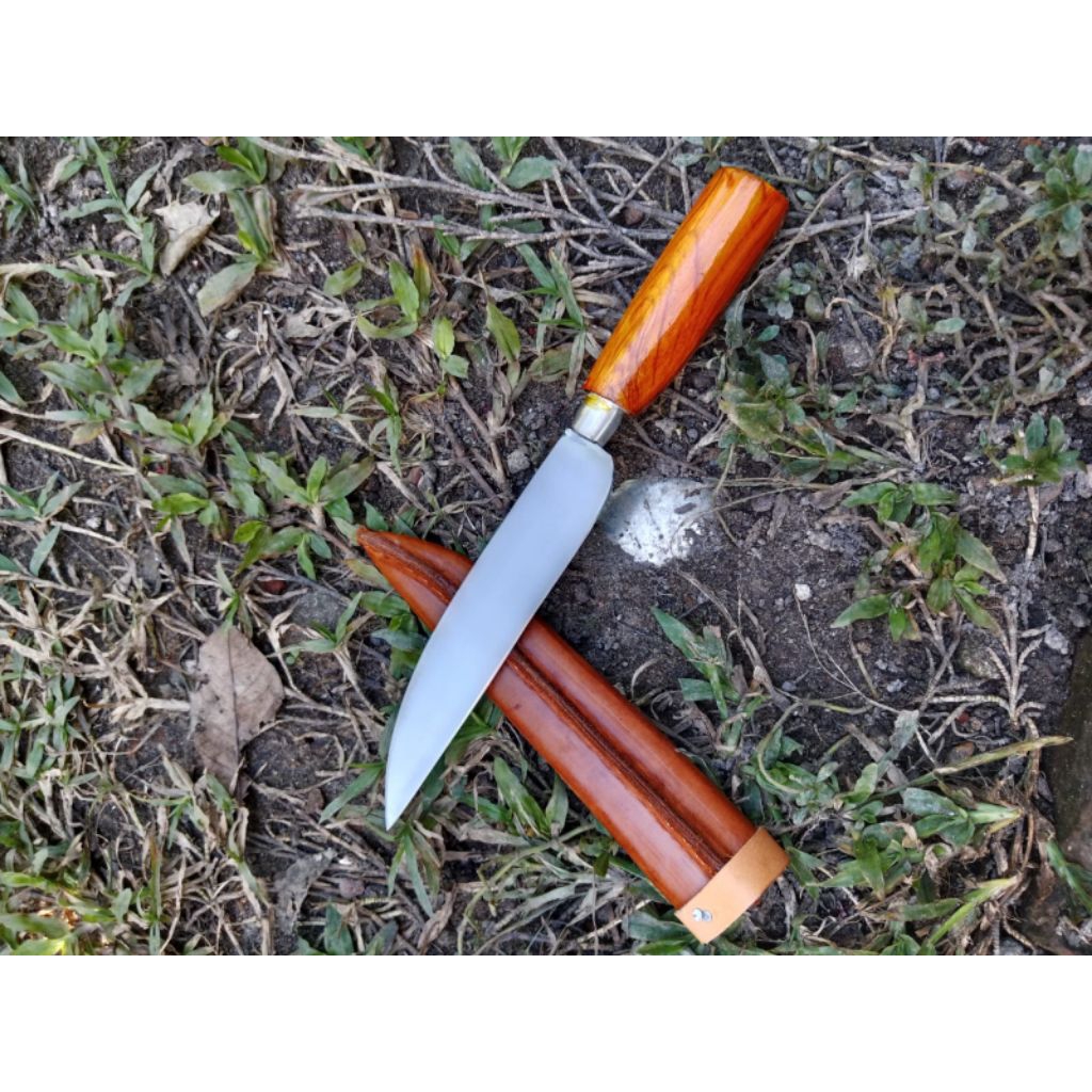 pisau baja putih asli