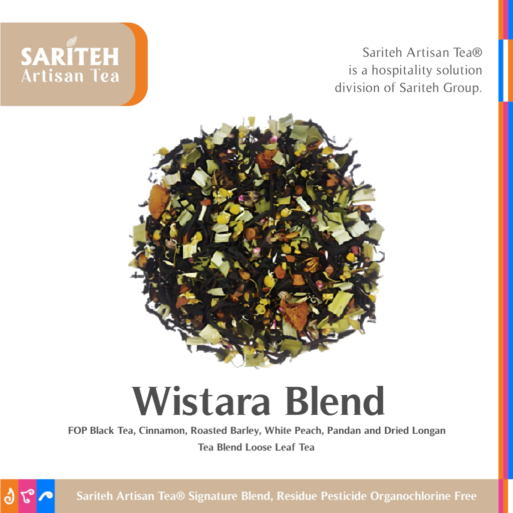 

Sariteh Artisan Wistara Blend - 25gram | Green Tea with Pandan & Roasted Barley | Speciality Grade