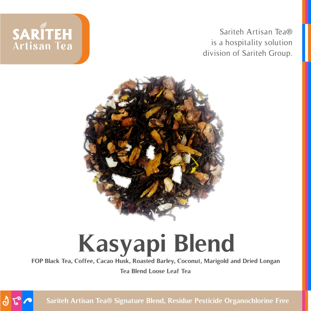 

Sariteh Artisan Kasyapi Blend - Black Tea Coffee Cacao Coconut (HORECA Specialty Grade)