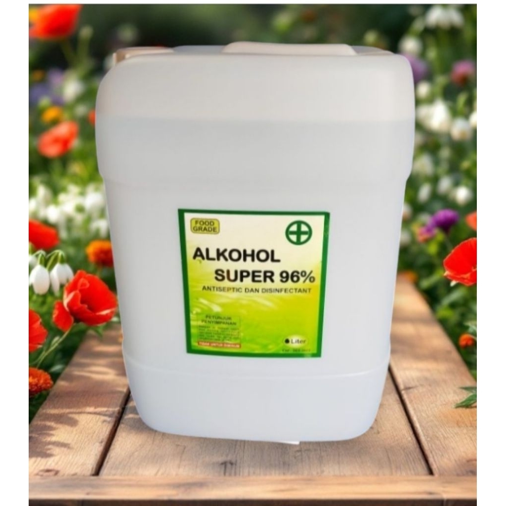 ALKOHOL FOOD GRADE 96% (20LITER) PELARUT PARFUM TERBAIK & BERKWALITAS