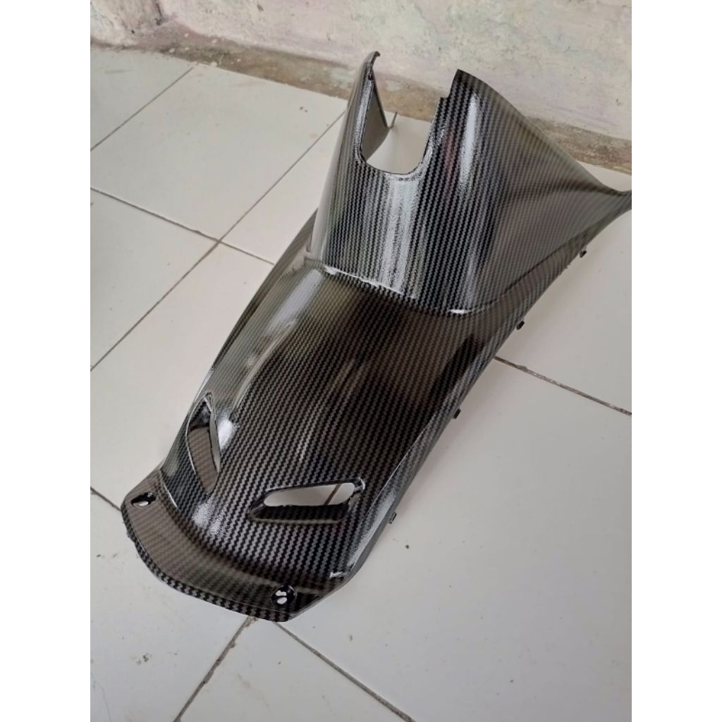 COVER TANKI ATAU TUTUP MESIN MIO SEMILE MIO SPORTY 2006 /2009 CARBON