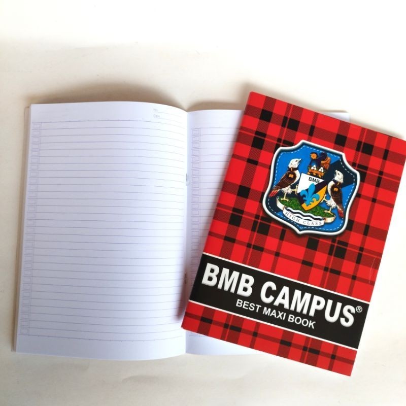 

BMB BUKU TULIS BOXY CAMPUS ISI 50 (1 PACK ISI 10 PCS)