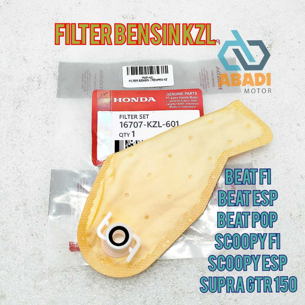 Filter Bensin Feul Pump Ori Honda KZL Beat FI Beat Pop Scoopy ESP Supra GTR Fuel Pump Pempes Saringa