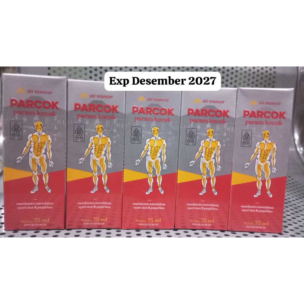 Air Mancur Param Kocok 25ml dan 75mL Parcok Parem Kocok / Minyak Pijat / Gosok