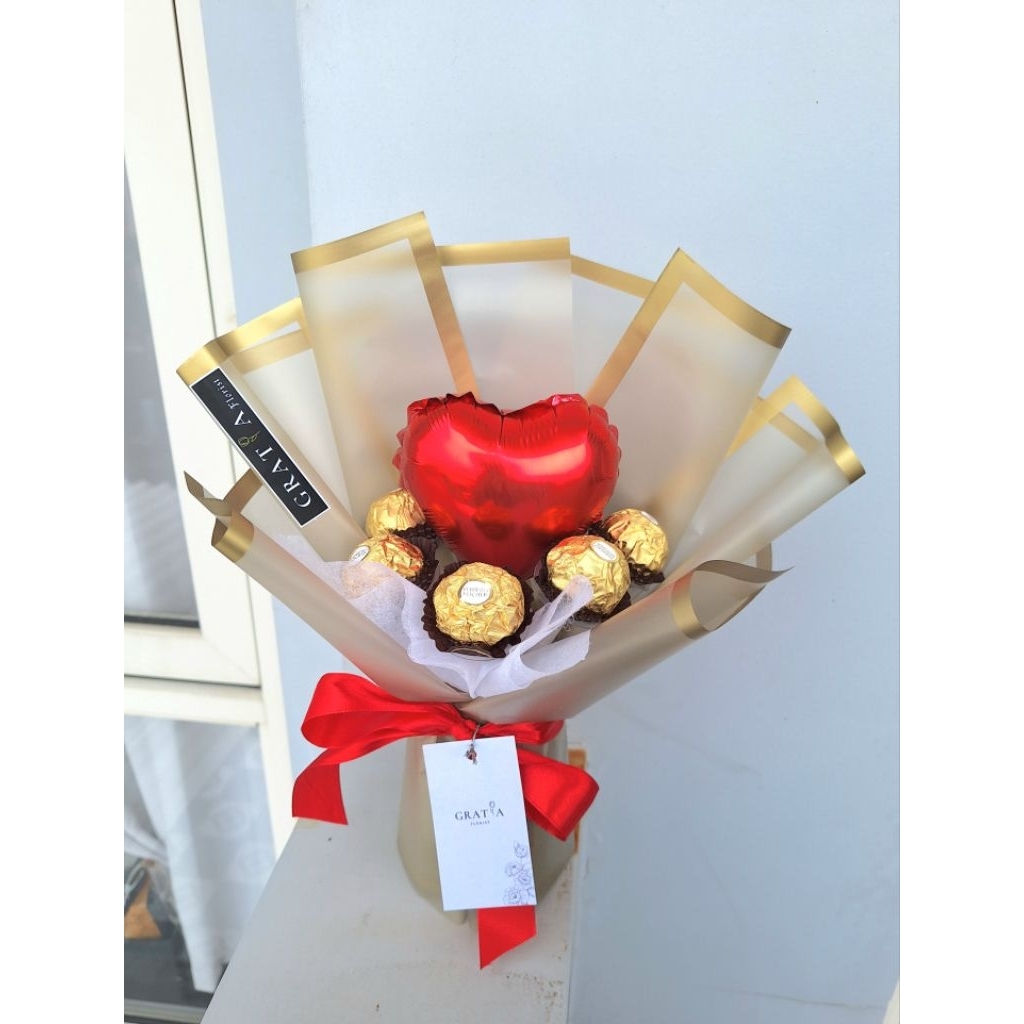 

GratiaFlorist - COKLAT FERRERO BUNGA VALENTINE | BUKET BUNGA WISUDA | KADO ULANG TAHUN