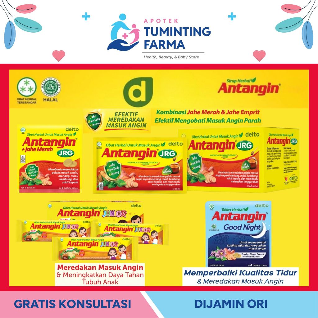 ANTANGIN JRG + Madu Sirup Herbal / Tablet / Junior / Good Night - MANADO
