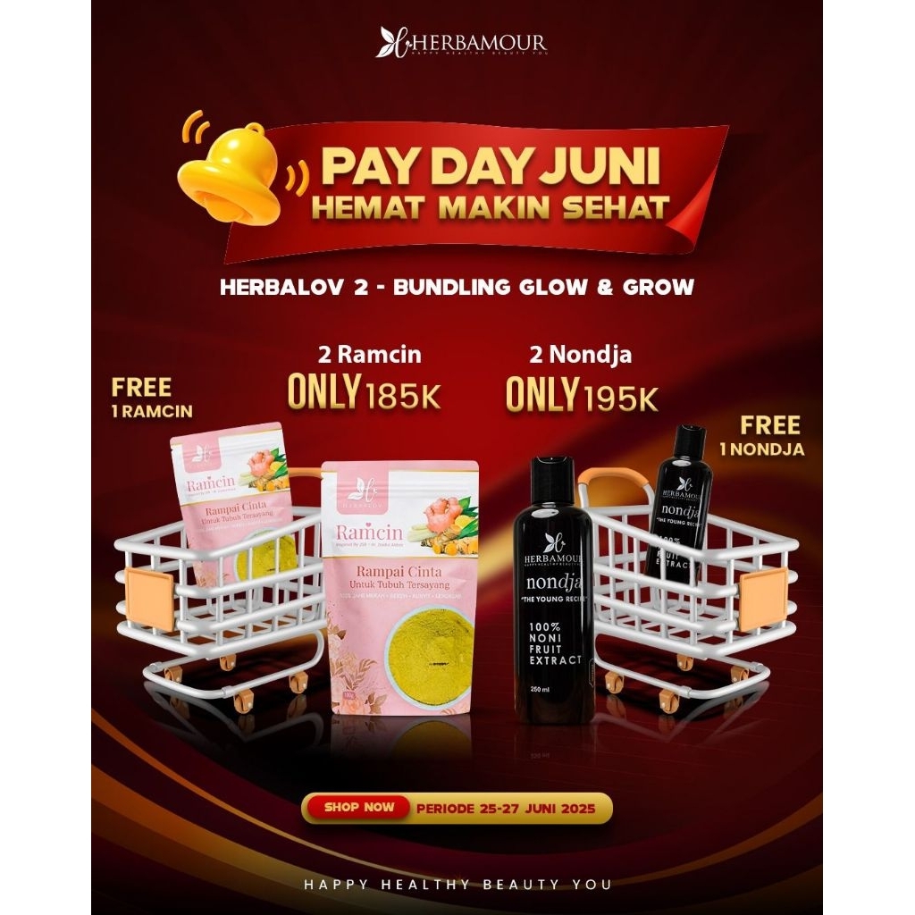 

PROMO HERBALOV 2 RAMCIN HERBALOV FREE 1 RAMCIN || 2 NONDJA HERBALOV FREE 1 NONDJA