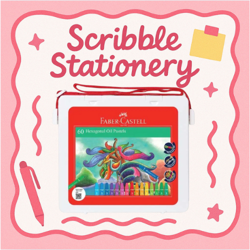 

Cryon Faber Castell 60 Warna Hexagonal Oil Pastel