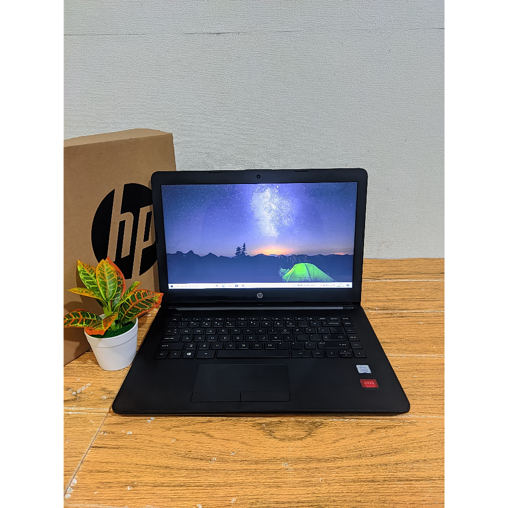 Laptop Murah Hp 14-BS122TX-Intel Core i5-8250U-Ram 4Gb/128Gb-Hdd 1 Tb-Vga radeon tm 520 2 gb