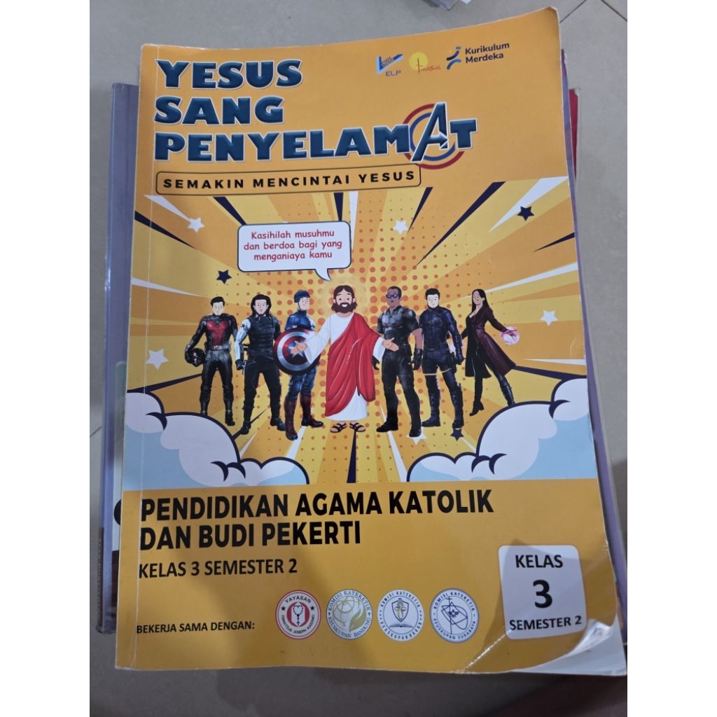 buku Yesus Sang Penyelamat  kelas 3 semester 2