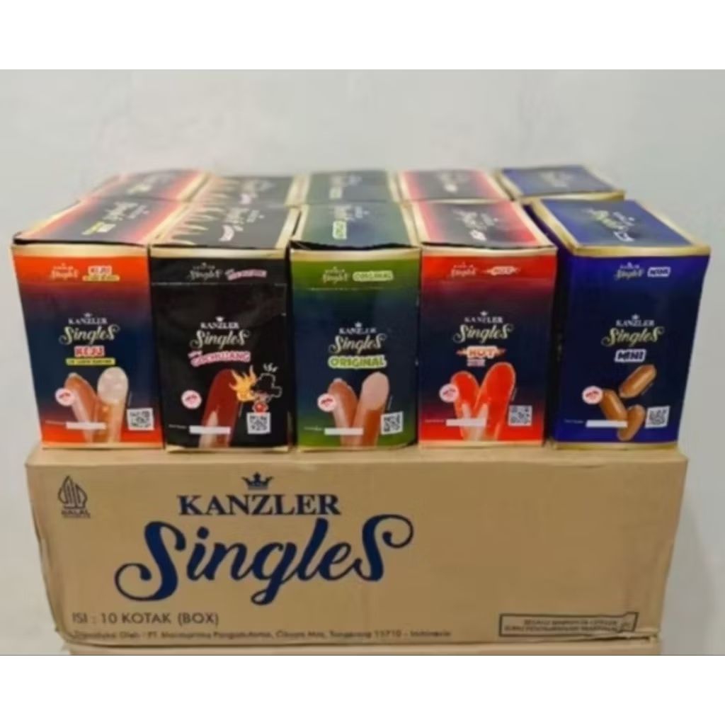 

Paket Hemat sosis kanzler 65gr 1karton(isi 10bok)gratis bubble wrap