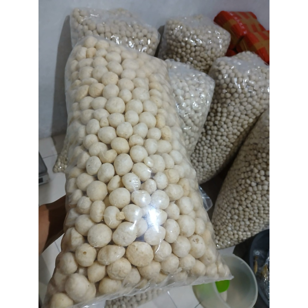 

KERUPUK BAKSO IKAN TENGGIRI renyah dan gurih 1Kg