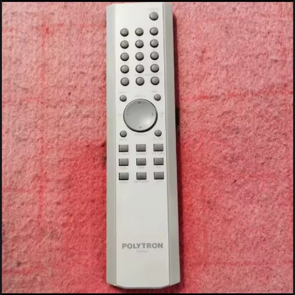 Remote Control TV TABUNG SLIM POLYTRON 81D687 Original