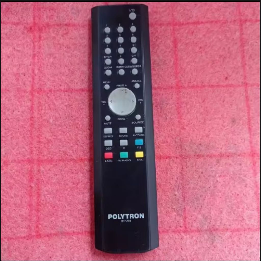 Remote Control TV TABUNG POLYTRON 81F294 Original