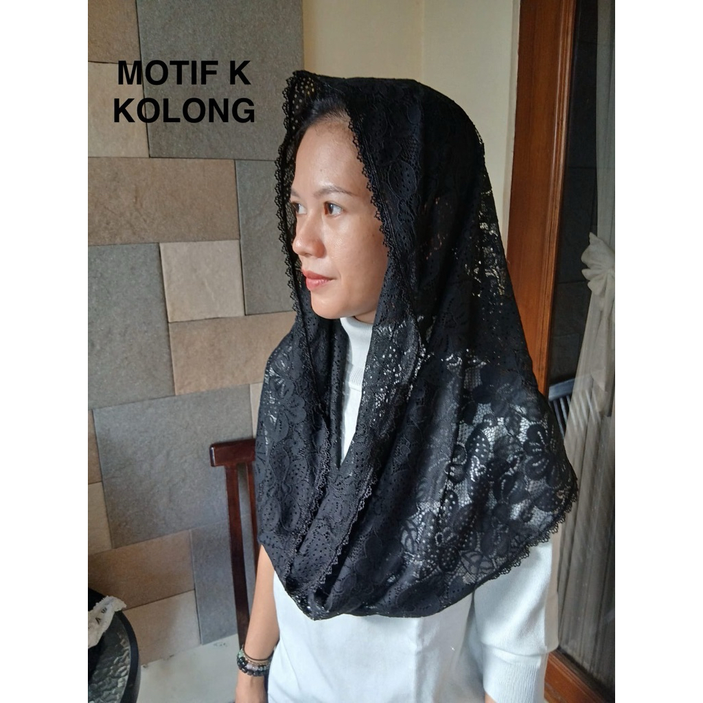 Mantila Kerudung Doa Kerudung Misa Mantila Katolik Mantila Doa