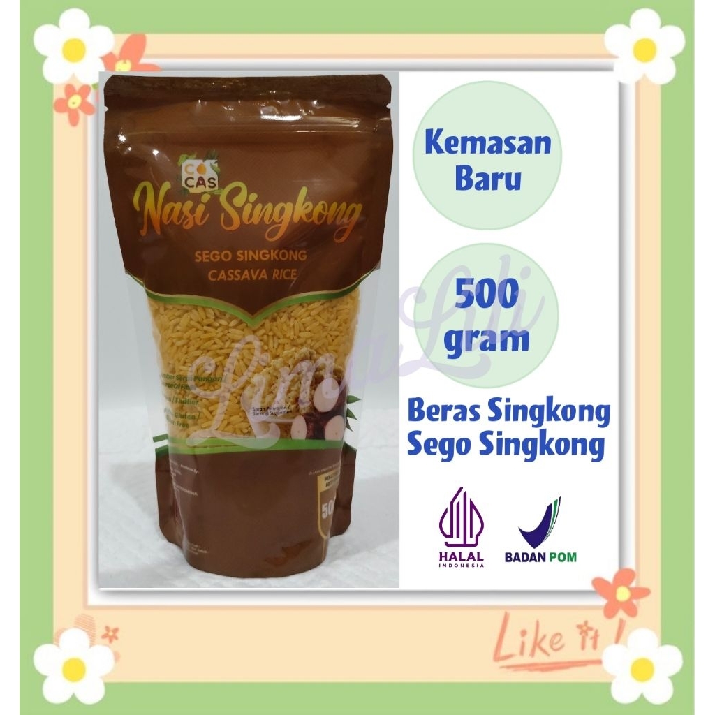 

SEGO SINGKONG BERAS SINGKONG NASI SINGKONG BERAS DIET BERAS DIABETES 500 gram