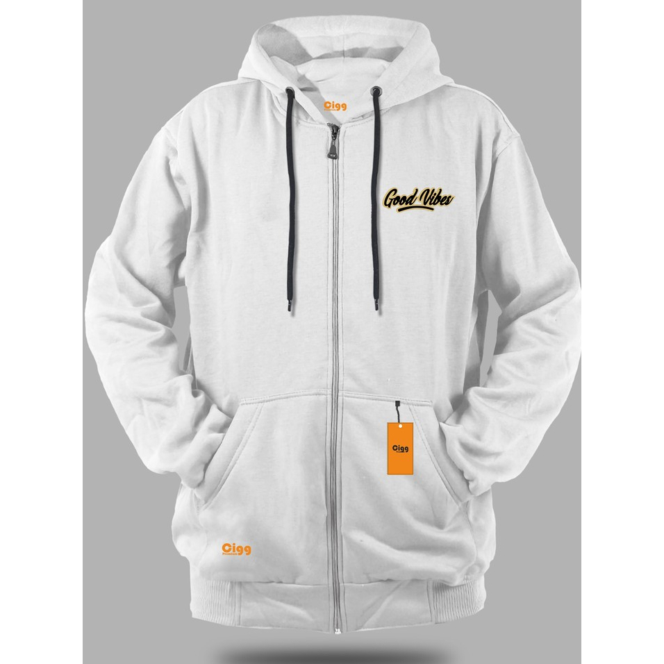 Jaket Hoodie Cowok Bahan Tebal Hoodie Pria Distro Aesthetic Warna Putih Sweater Hodie Distro Aesthet