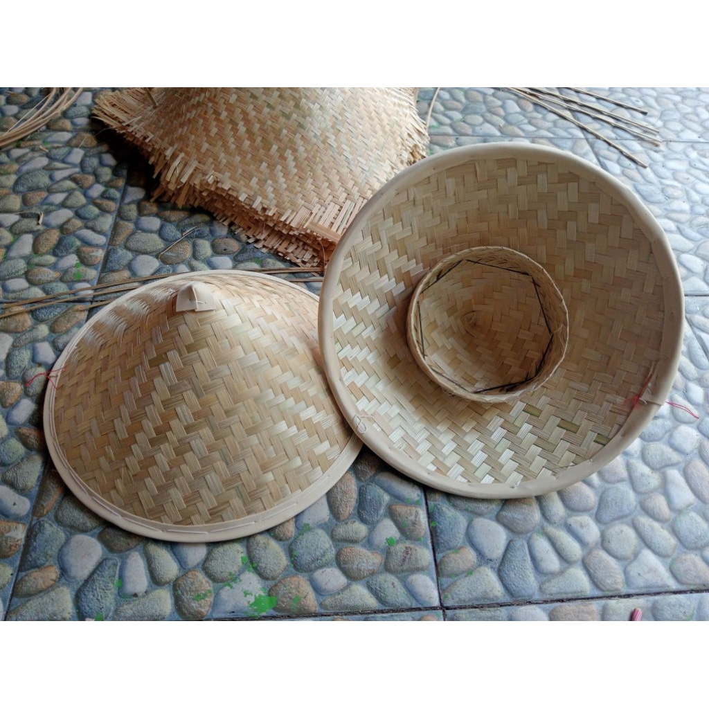 caping topi petani termurah free kopyah caping bahan lulis