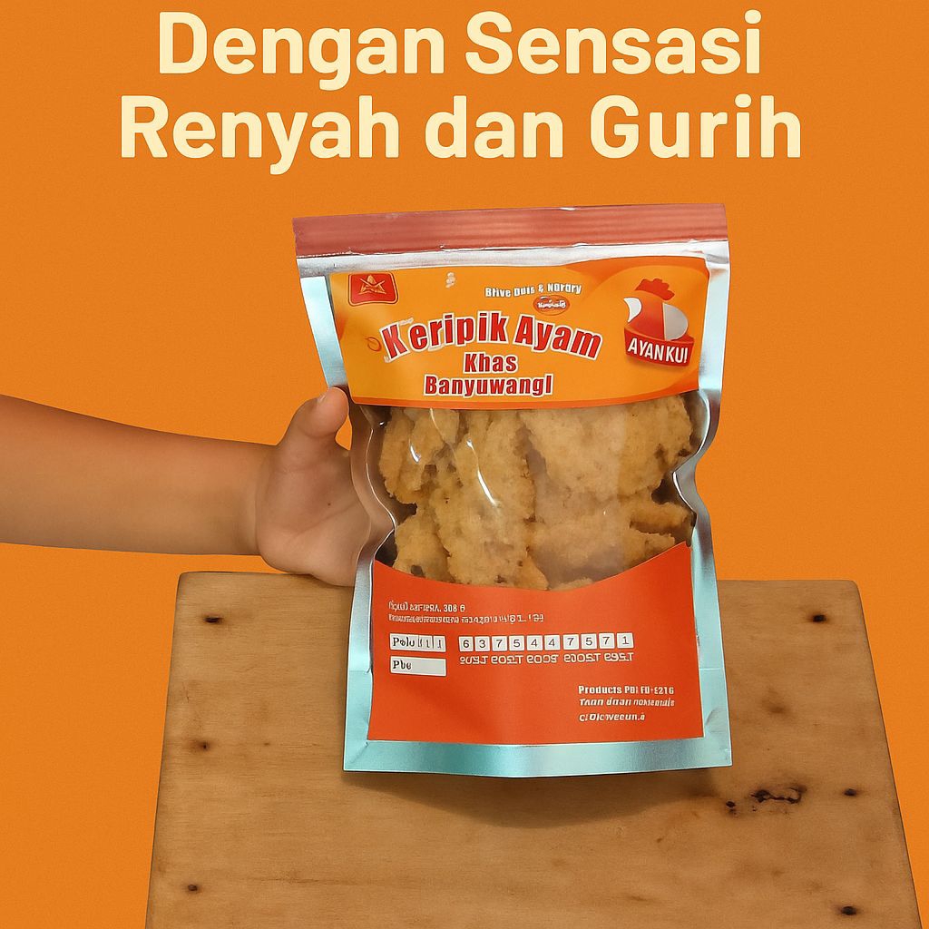 

Kripik Ayam Kriuk, Renyah, Gurih Kemasan 200GR -Snack Ayam Rumahan #snack ayam # snack rumahan