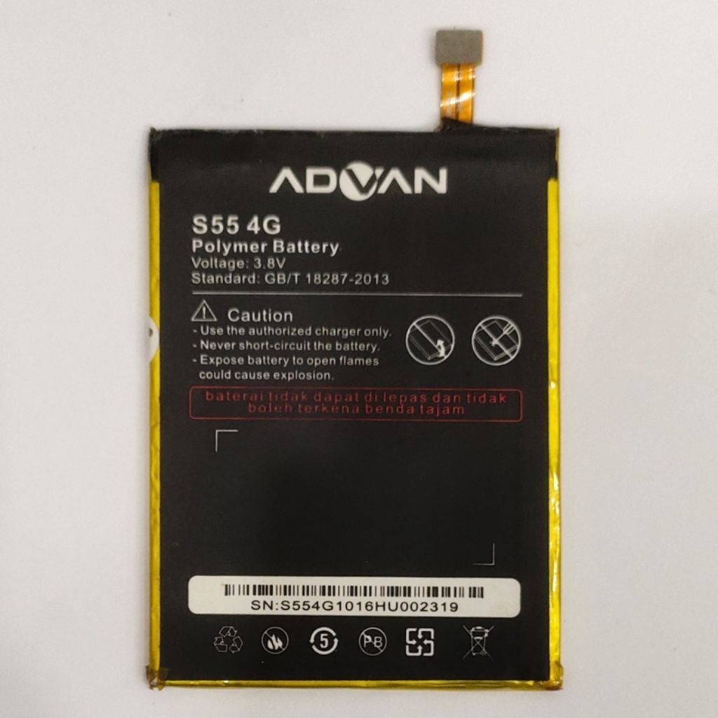 BATERAI ADVAN S55 4G /  BATTERY ADVAN S55 4G / BATRE ADVAN S55 4G ORIGINAL