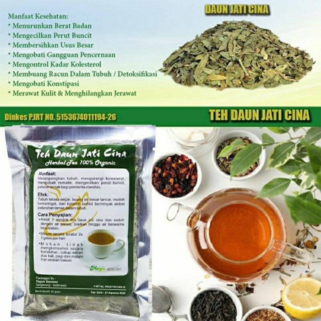 

TEH DAUN JATI CINA SEJUTA MANFAAT 30 GR