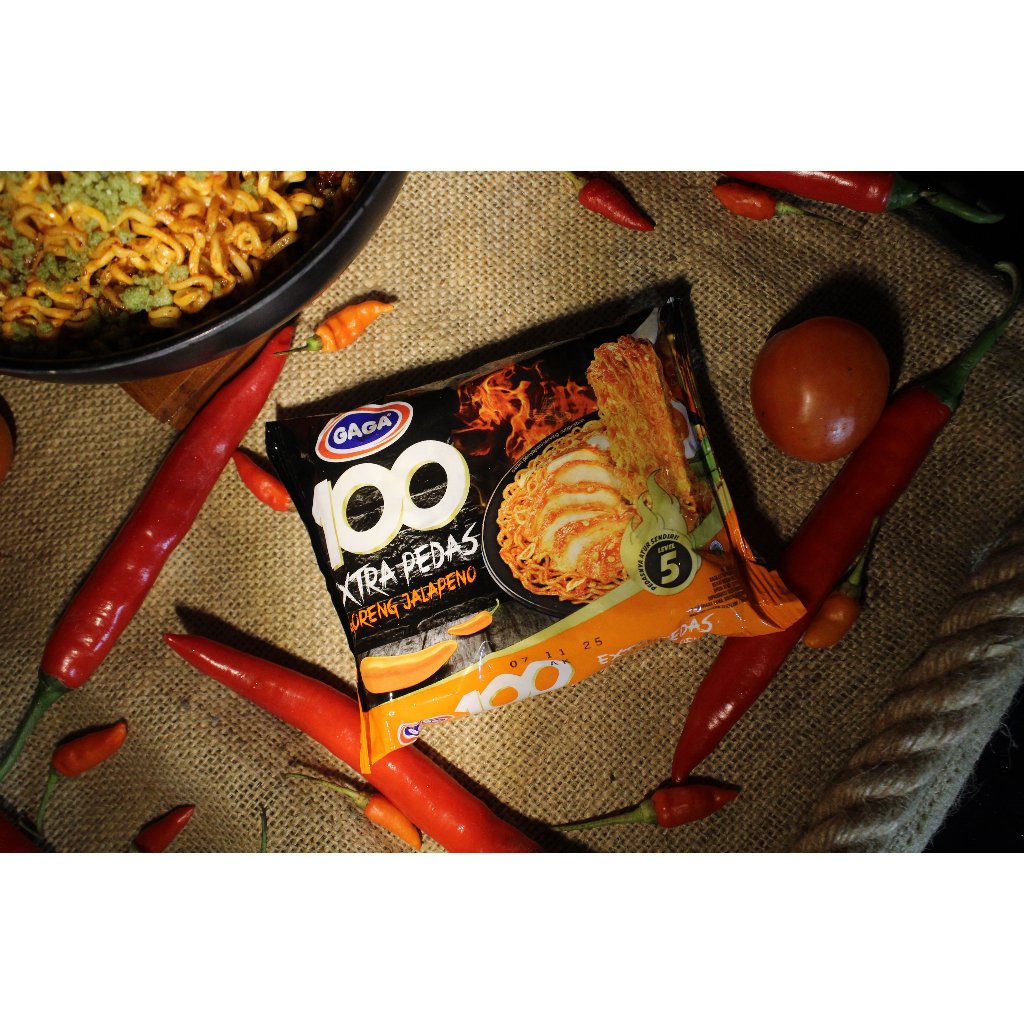 

Mie Gaga 100 Ekstra Pedas Goreng Jalapeno 75gr
