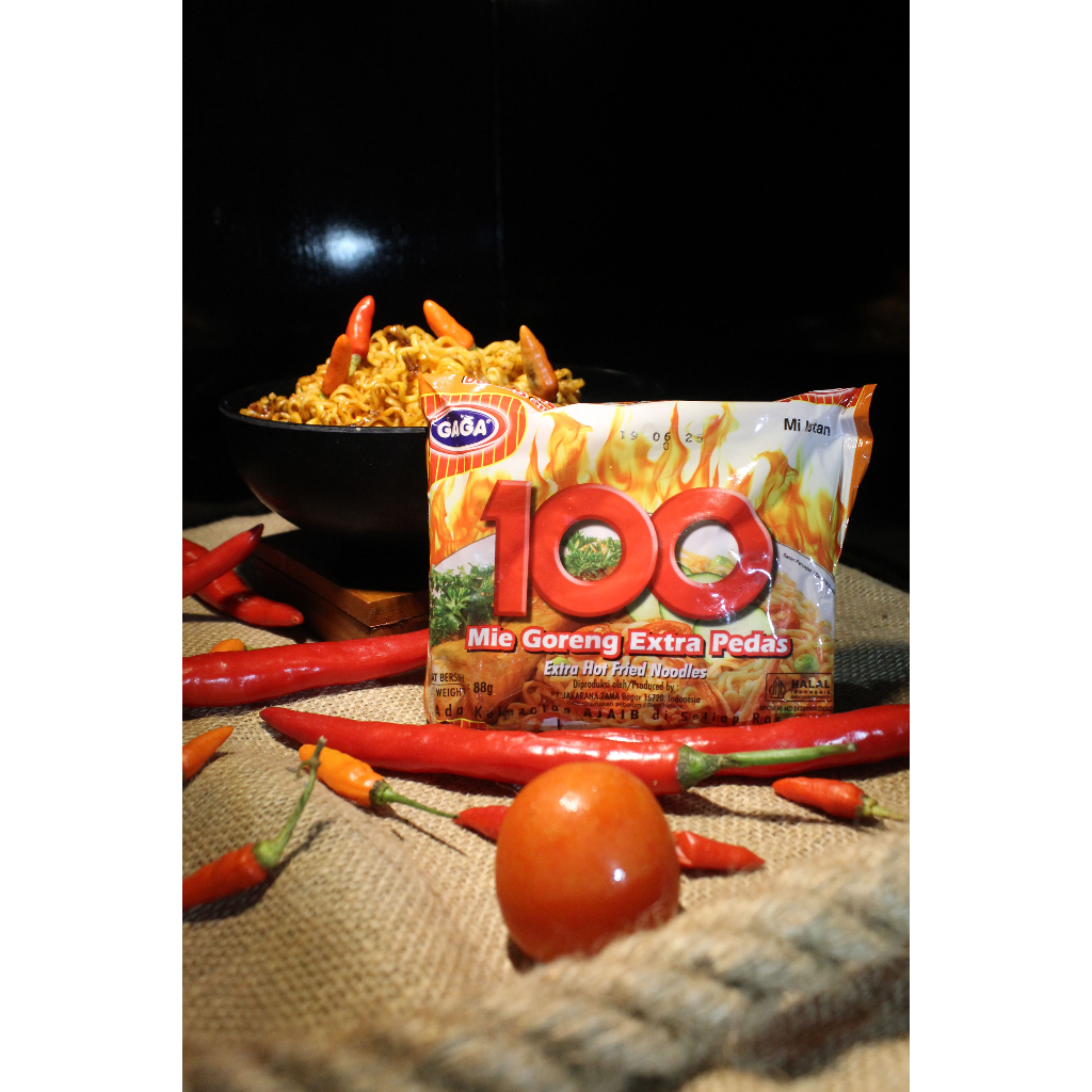 

Mie Gaga 100 Goreng Extra Pedas 88gr