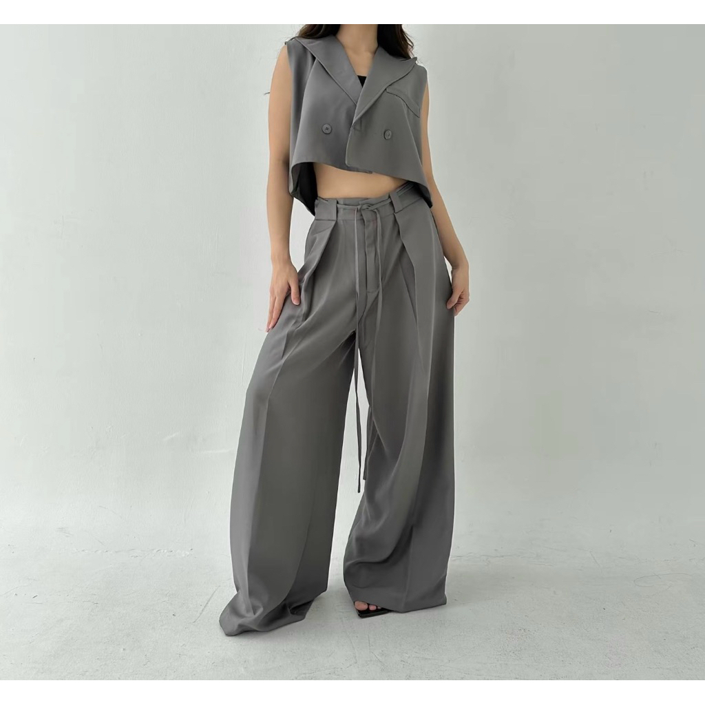 Hylooks - Cozy Pants - Celana Panjang Wanita Highwaist Formal Casual Terbaru