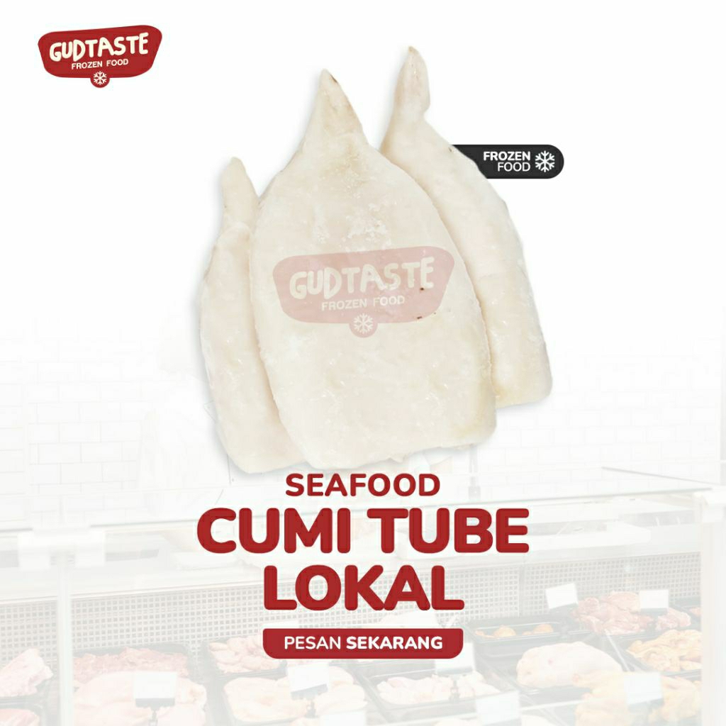 

Cumi Tube Lokal - Local Squid Tube 1 Kg - Cumi Putih - Cumi Kupas - Squid Clean - Jual Cumi