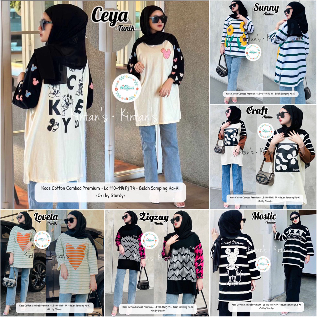 OVERSIZE KAOS LENGAN PANJANG WANITA IMPORT LD 110+ BY KINTANS SUJU SUPER JUMBO KAOS MOTIF STREET STY